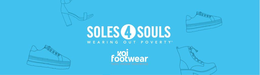 Soles for Souls camapign run by eco-concious fashion brand,Koi Footwear
