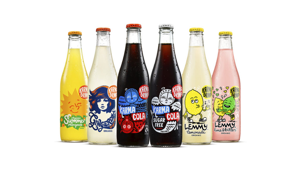 sustainable gift ideas from karma drinks range of ethical sodas