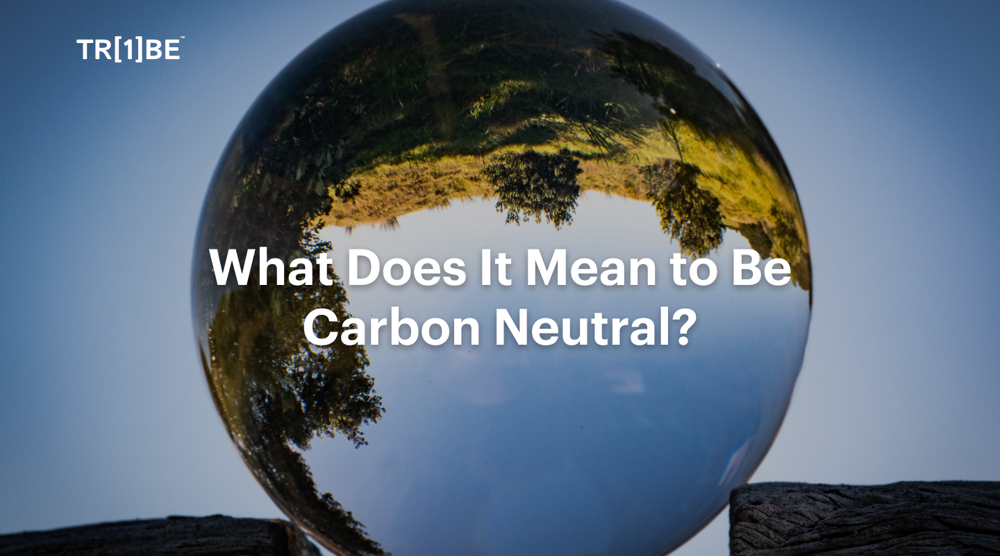 what does it mean to be carbon neutral