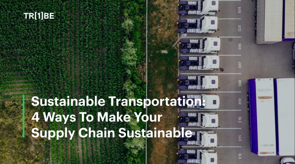Sustainable Transportation:  4 Ways To Make Your  Supply Chain Sustainable