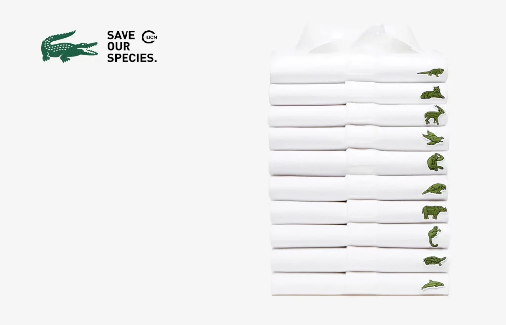 lacoste save our species sustainable campaign