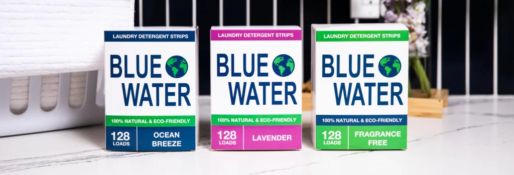 blue water eco friendly laundry detergent