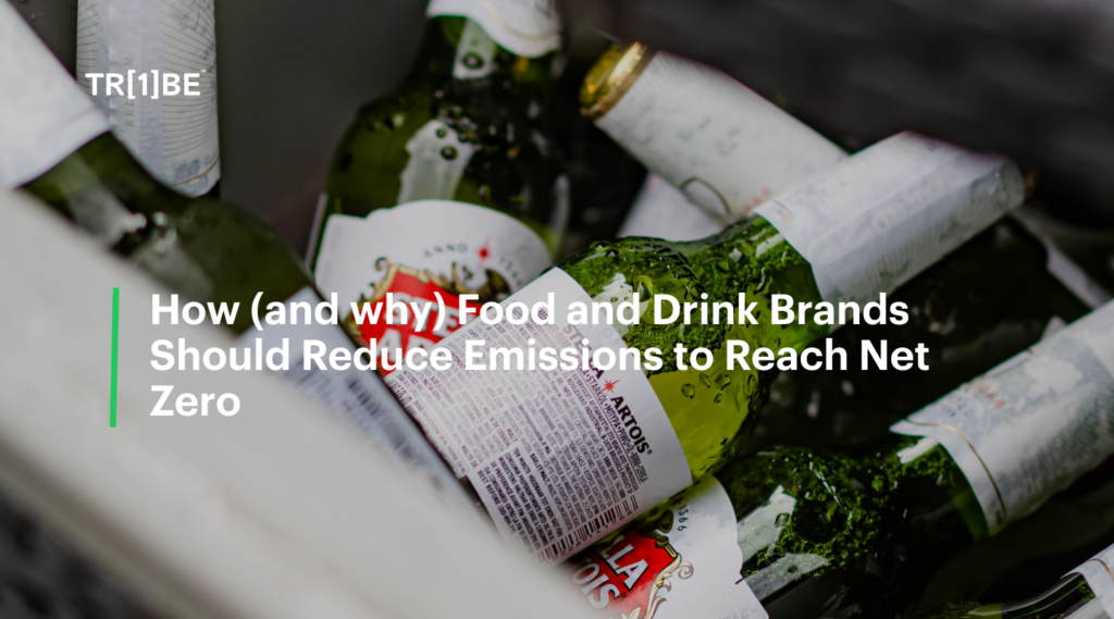 how and why food and drinks brands should reduce emissions to reach net zero