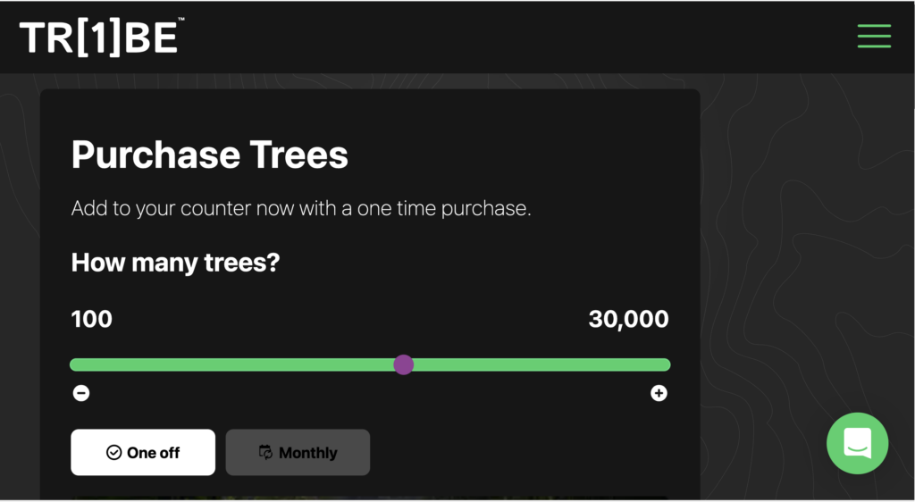 protect trees with one tribe in bulk using the tree booster tool