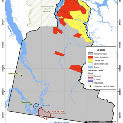 Indigenous Lands in the Project’s Area and RRD according to official FUNAI database