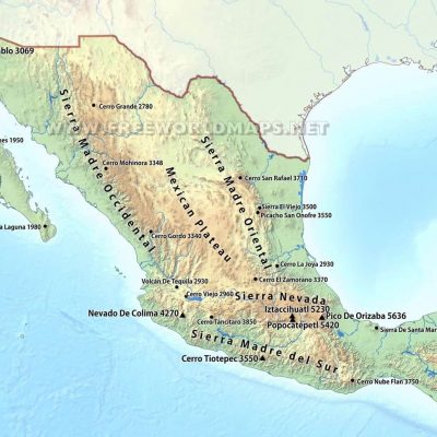 mexico-mountains-map
